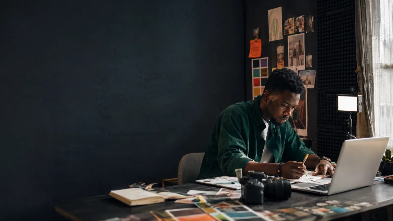 A creative workspace for new ideas